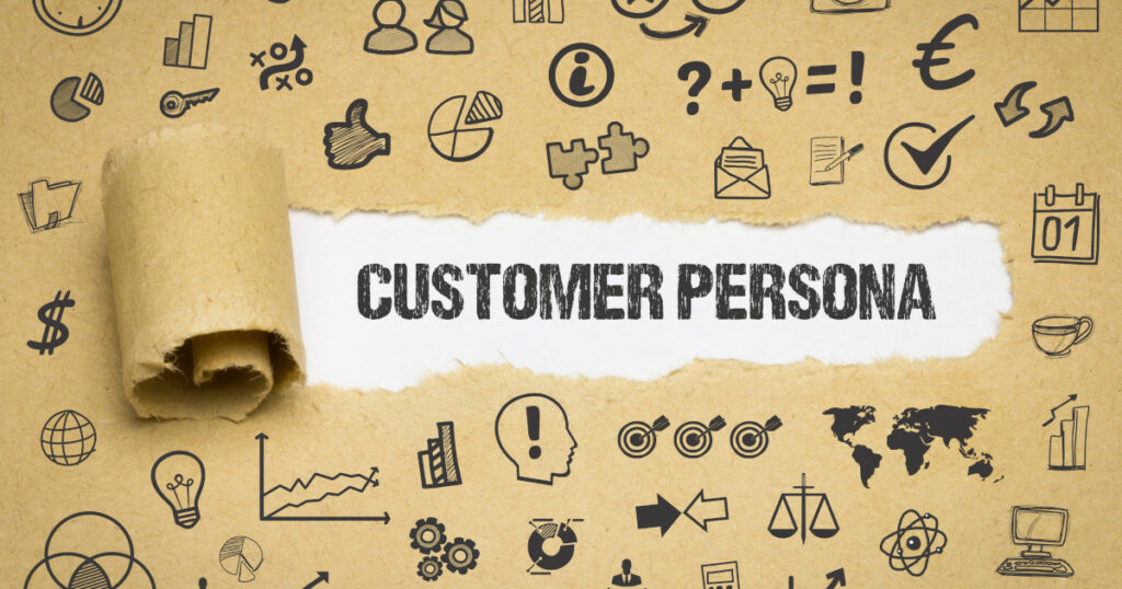 A graphical presentation on the topic of Developing Marketing Personas